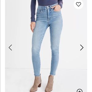 Madewell 10” high rise jeans